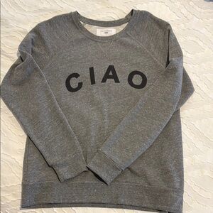Gray 'CIAO' Women's Sweater